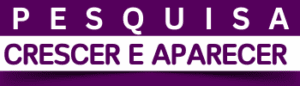 Logomarca da pesquisa Crescer e Aparecer